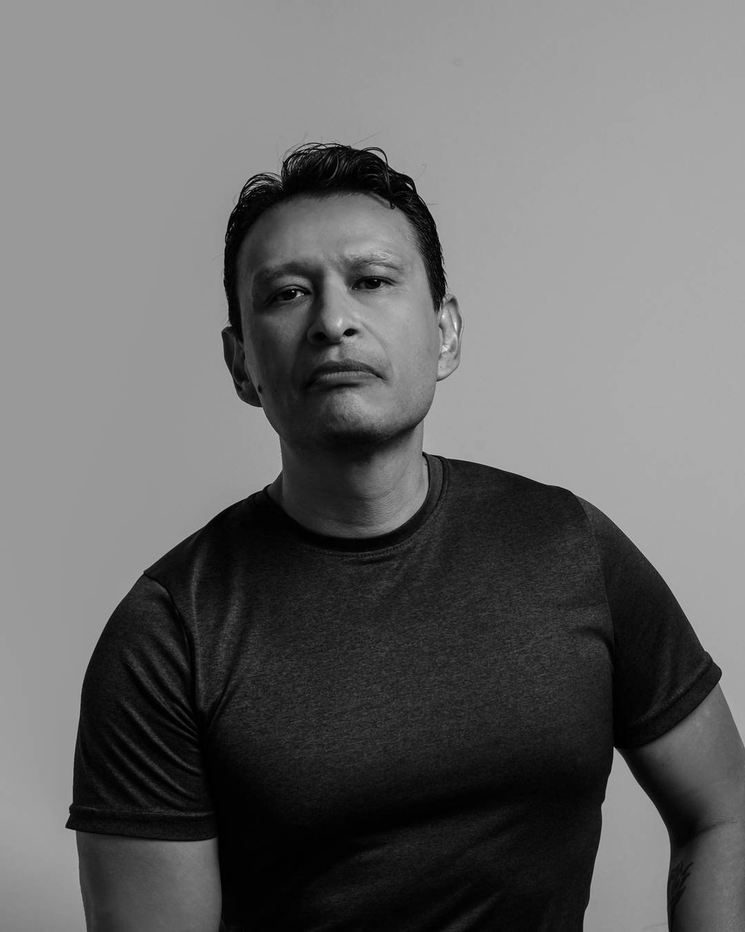 Gustavo Carreño, retrato de frente